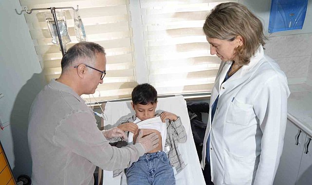 Çocuklarda nadir görülen diyafram fıtığı Samsun'da ilk kez tedavi edildi