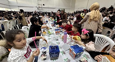 Çorum Belediyesi'nden çocuklara özel tekne orucu iftarı