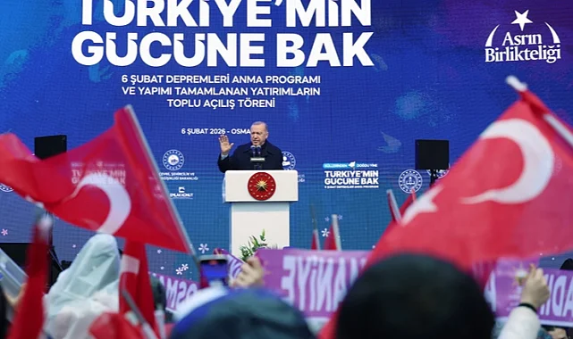 Cumhurbaşkanı Erdoğan: 86 milyon olarak küllerimizden yeniden doğduk
