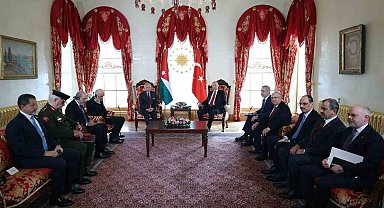 Cumhurbaşkanı Erdoğan, Ürdün Kralı 2. Abdullah ile bir araya geldi