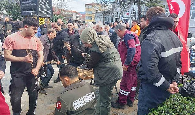 Dağıtılan 2 bin meyve fidesi toprakta hayat bulacak