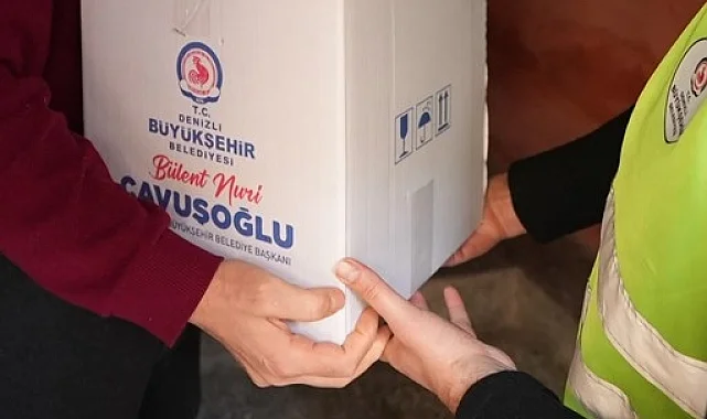 Denizli'de ramazan bereketi kapı kapı yayılıyor