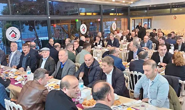 Devrekli muhtarlar iftar yemeğinde bir araya geldiler