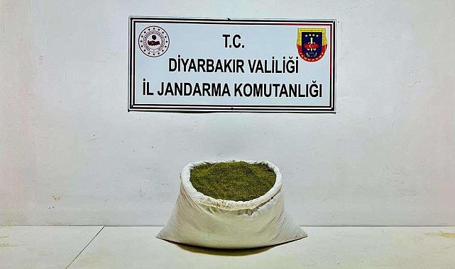 Diyarbakır'da 38 kilo esrar ele geçirildi