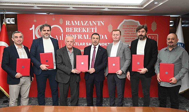DTO'nun öncülüğünde Denizli'de Ramazan ayında temel gıdada sabit fiyat uygulaması başlatıldı