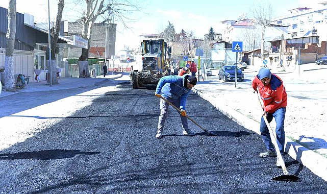 Dulkadiroğlu'nda sürüş konforu için Büyükşehir'den müdahale