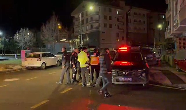 Dur ihtarına uymadı, kaza yaptı: O anlar kamerada