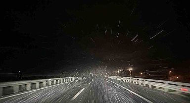 Düzce'de kar yağışı başladı