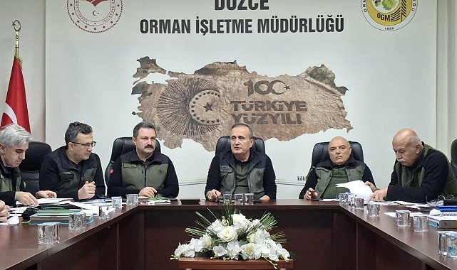 Düzce'de ormanlarla ilgili çalışmalar değerlendirildi