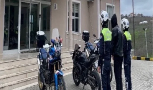 Düzce'de tehlikeli gösteri cezasız kalmadı