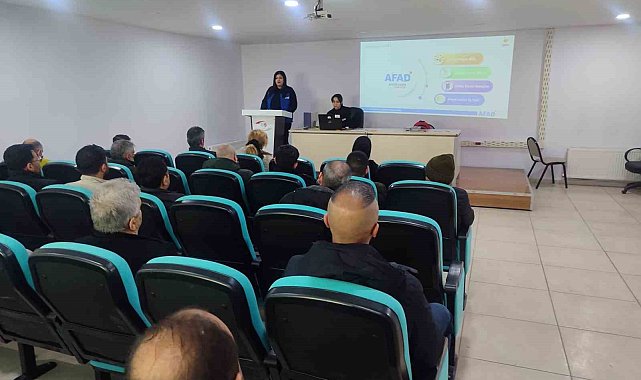 Elazığ'da afet farkındalık eğitimleri