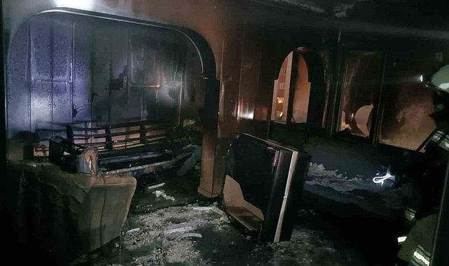 Elektrikli soba evi küle çevirdi