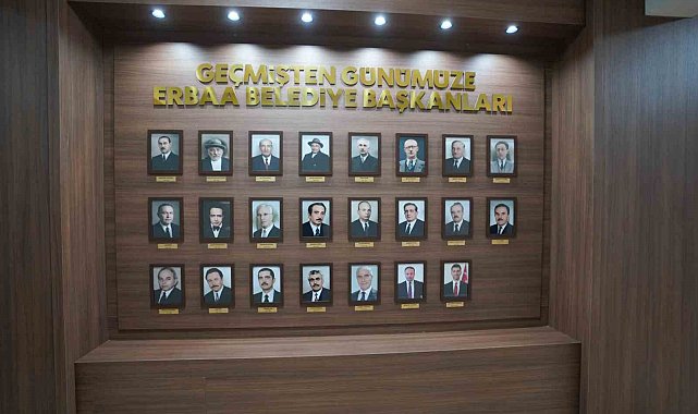 Erbaa Belediyesi'nin yönetim tarihi tek panoda toplandı
