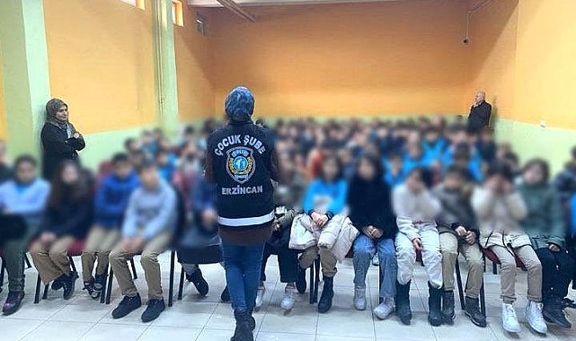 Erzincan'da öğrencilere güvenlik eğitimi