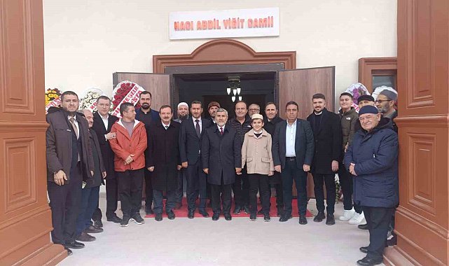 Eskişehir'de Hacı Abdil Yiğit Camii dualarla hizmete açıldı