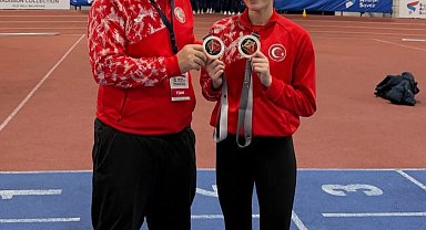 Eskişehirli atletizm sporcusundan Balkan'da altın madalya