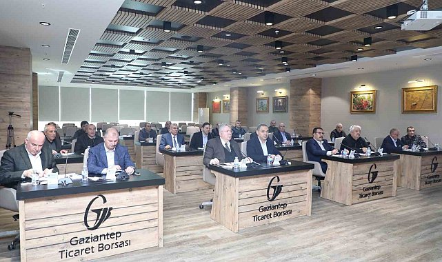 Gaziantep Ticaret Borsası Şubat Ayı Olağan Meclis Toplantısı gerçekleştirildi