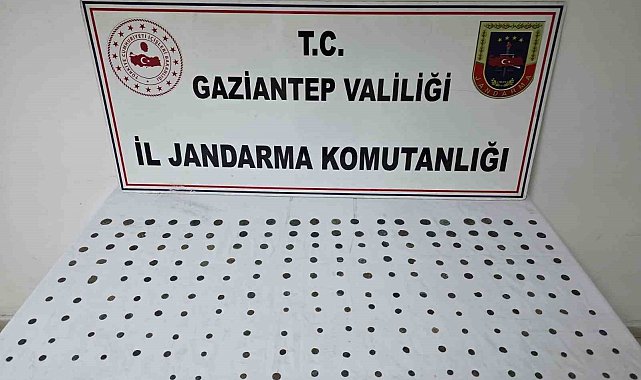 Gaziantep'te 195 adet sikke ele geçirildi: 1 gözaltı