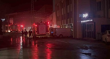 Gaziantep'te makarna fabrikasında yangın