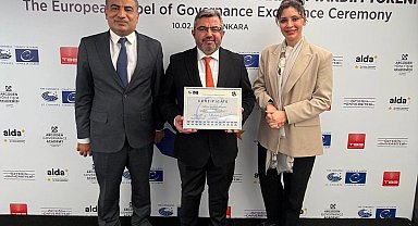 Gaziantep'e Avrupa'dan yönetişim ödülü