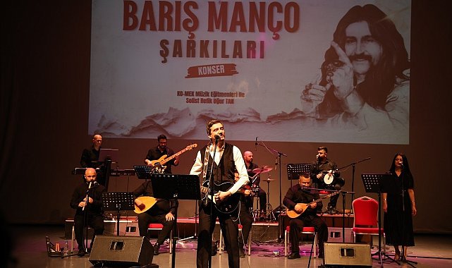 Gebze'de Barış Manço eserleriyle anıldı