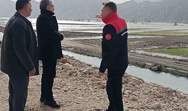 Gembos Ovası'nda taşkın sonrası inceleme