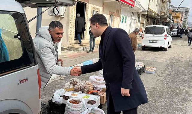 Gercüş Kaymakamı Öztaş, pazar esnafı bile bir araya geldi