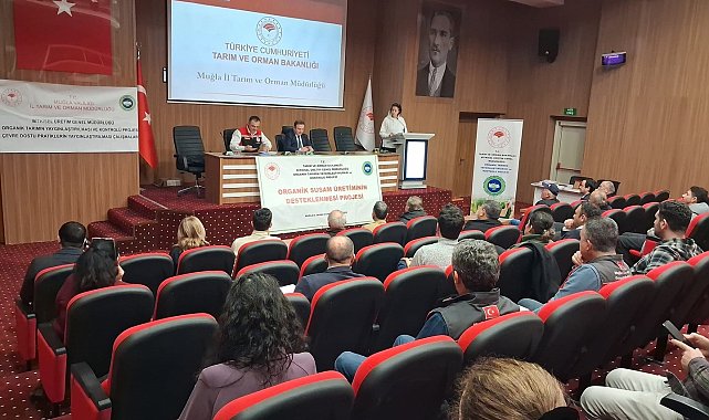 Gökova susamı için organik üretim masaya yatırıldı