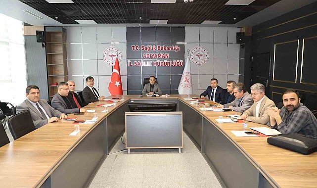 Haftalık sağlık değerlendirme toplantısı gerçekleştirildi