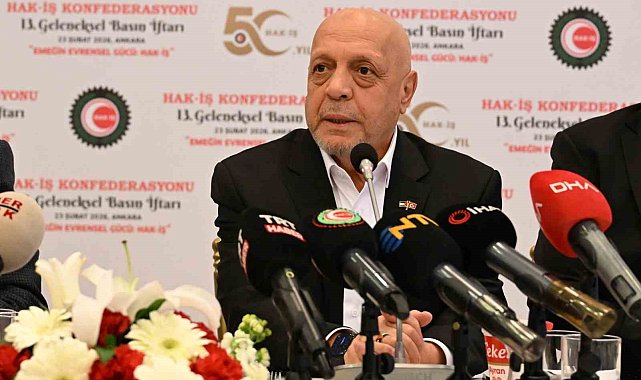 HAK-İŞ Başkanı Arslan: "Asgari ücret tespit komisyonu'nun yapısı ivedilikle düzenlenmelidir"