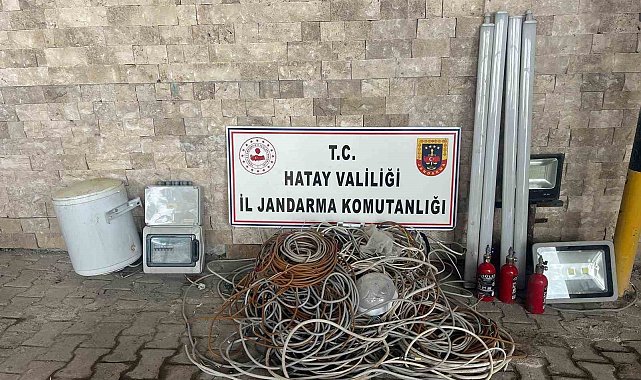Hatay'da hırsızlık şüphelisi 5 saatlik kamera görüntüsünün izlenmesiyle yakalandı