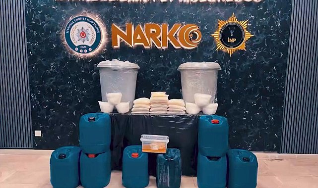 İçişleri Bakanlığı: "75 ilde düzenlenen operasyonlar sonucu, 958 kilo uyuşturucu madde ve 1 milyon 263 bin 58 adet uyuşturucu hap ele geçirildi"