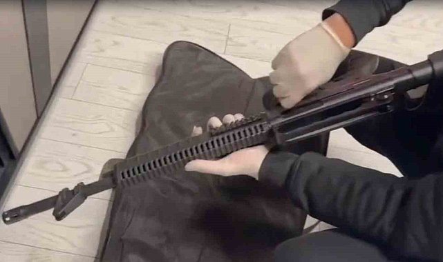İkametlerini silah imalathanesine çeviren şebekeye operasyon: 1 tutuklama