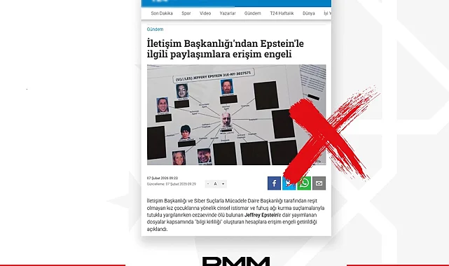 İletişim'den "Epstein paylaşımlarına erişim engeli" iddiasına yanıt