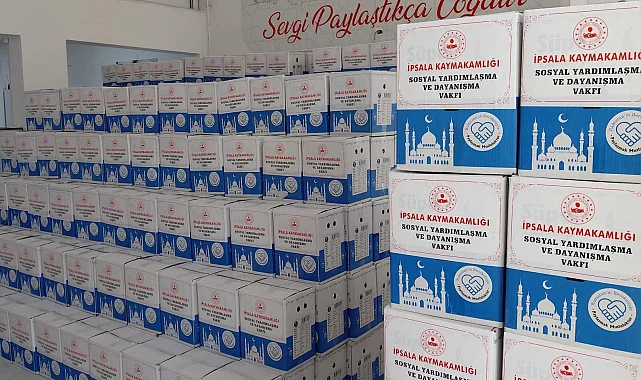İpsala'da Ramazan bereketi paylaştıkça çoğalıyor