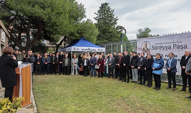 İstanbul Maltepe Belediyesi'nden Süreyya Paşa'ya anma töreni