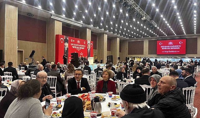 İstanbul Valisi Gül, şehit aileleri ve gazilerle iftarda buluştu