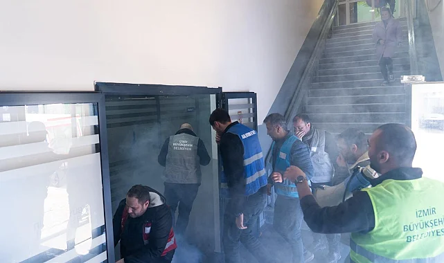 İzmir Büyükşehir personeli afetlere hazırlandı