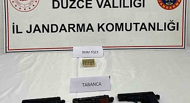 Jandarmadan ruhsatsız silah operasyonu