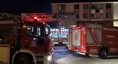 Kafenin mutfağında yanan yağ itfaiyeyi harekete geçirdi