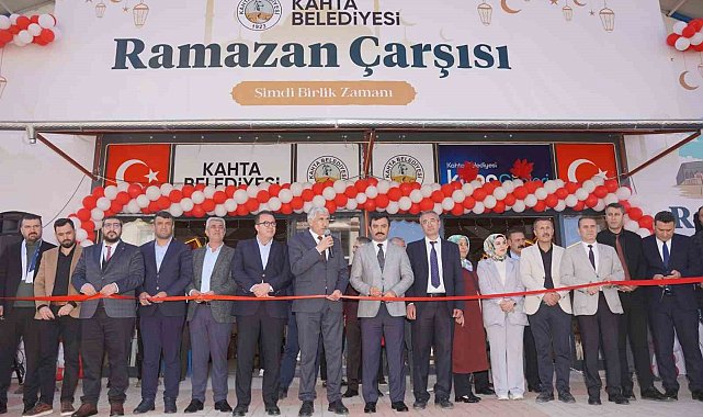 Kahta'da Ramazan Çarşısı'nın resmi açılışı gerçekleştirildi