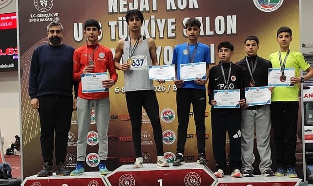 Kahtalı Atlet Mustafa Yavaş Türkiye şampiyonu oldu