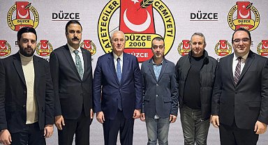 Kamu Başdenetçisi Akarca, Düzce'de gazetecileri ziyaret etti