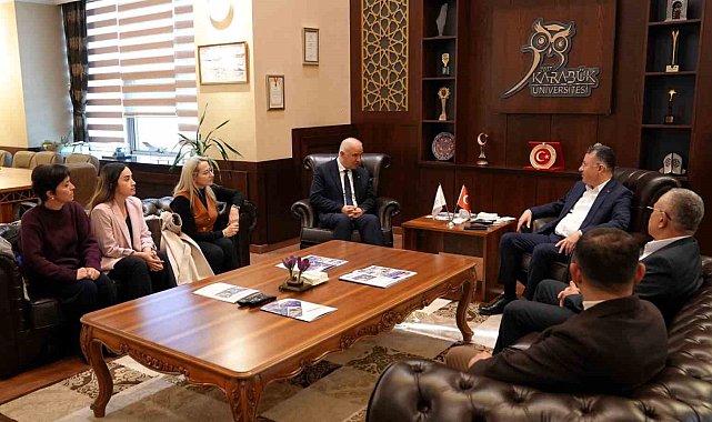 Karabük Bartınlılar Derneği'nden Prof. Dr. Fatih Kırışık'a ziyaret