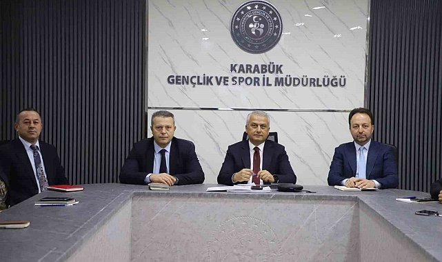 Karabük'te gençlik ve spor çalışmaları masaya yatırıldı