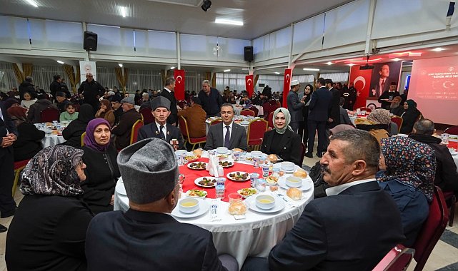Karaman'da şehit yakınları ve gaziler 'Büyük Aile Sofrası'nda buluştu