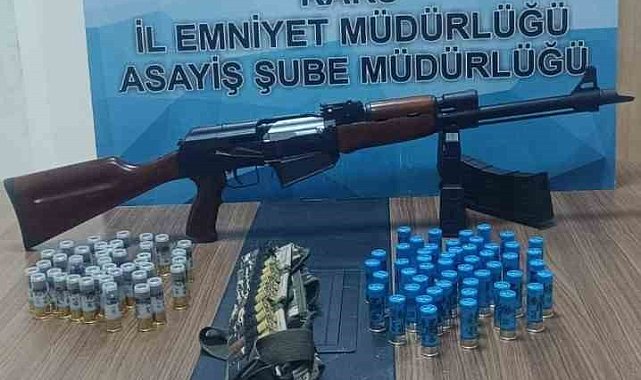 Kars'ta silah ve mühimmat ele geçirildi