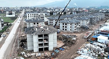 Kartepe Kent Konut Evleri'nde ilerleme yüzde 51