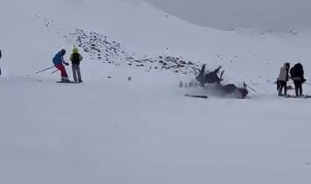 Kayak merkezinde kaza: 6 yaralı