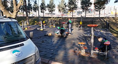 Kayseri Büyükşehir'den 'yeşil alan' çalışması